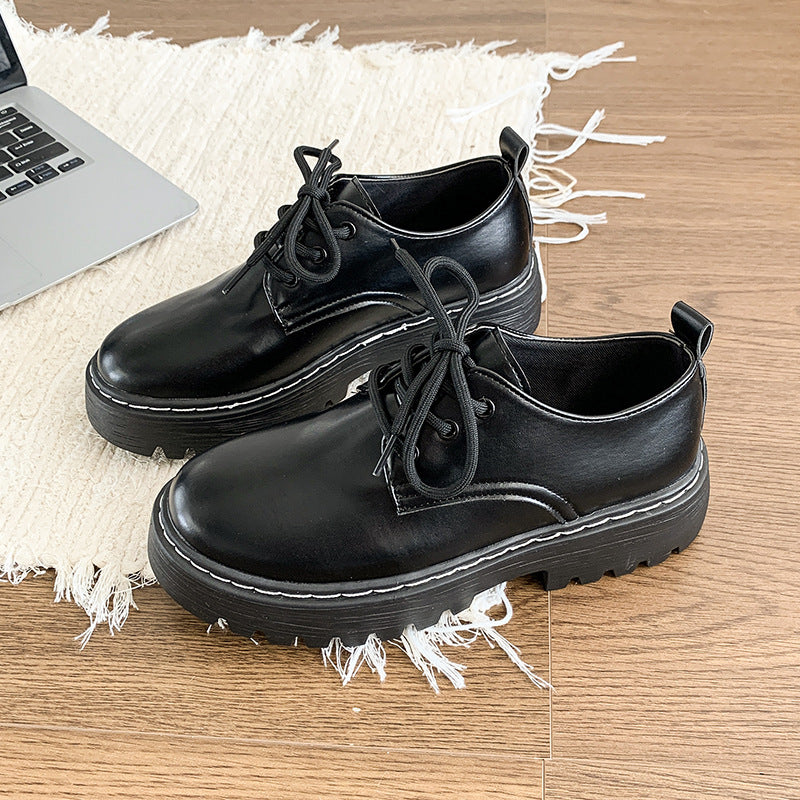 Damen Schnürschuhe Chunky Stil Hochzeitsschuhe Modisch