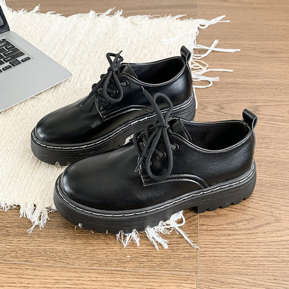 Damen Schnürschuhe Chunky Stil Hochzeitsschuhe Modisch