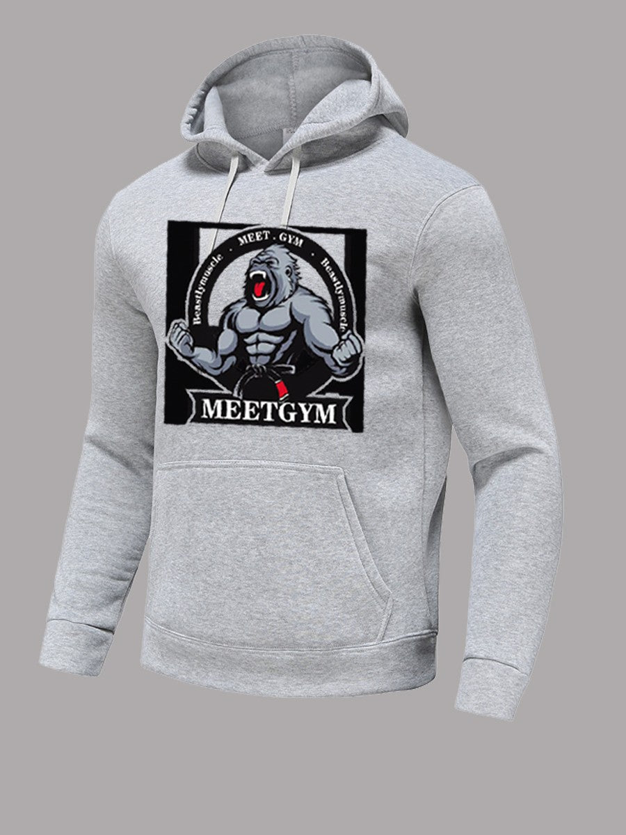 Herren Sweatshirt Gorilla Design Streetwear Style