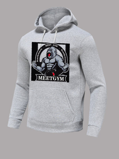 Herren Sweatshirt Gorilla Design Streetwear Style