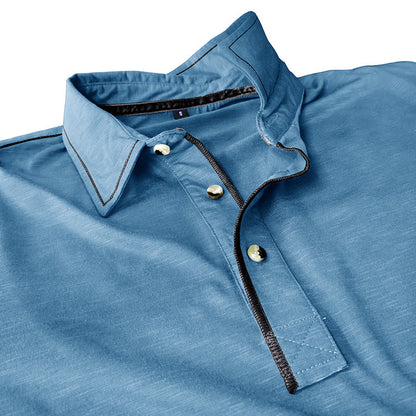 Herren Sportpolo Langarmshirt Modern Berlin Style