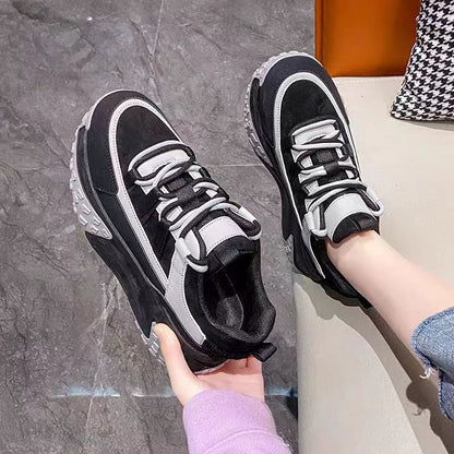 Damen Sneaker Chunky Atmungsaktiv Komfort Schuhe