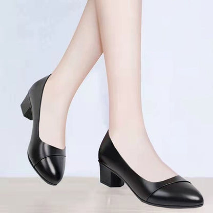 Damen Pumps mit Blockabsatz Komfortabel Heidi Stil