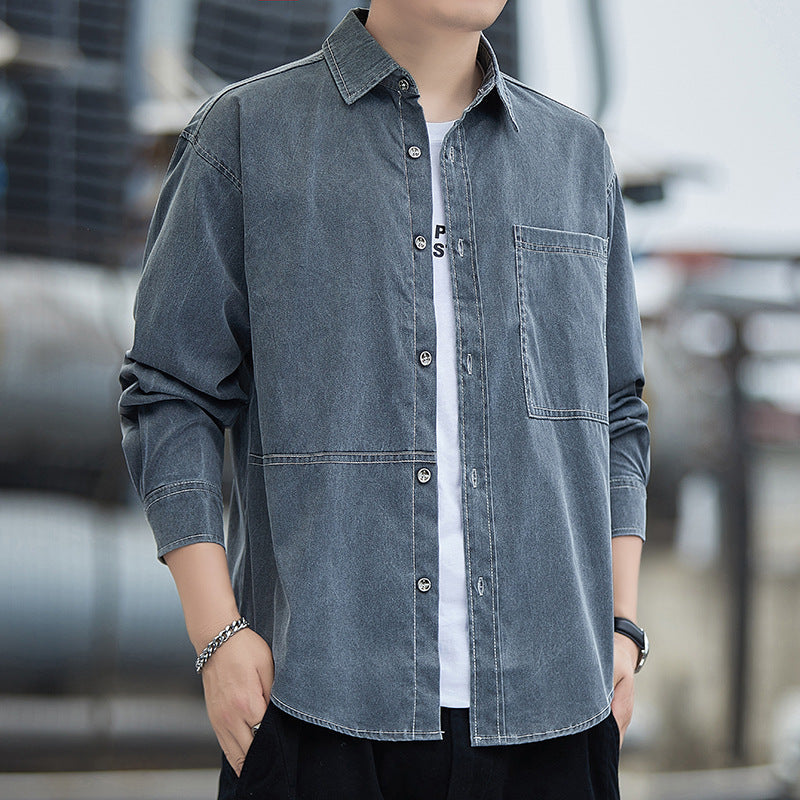 Herren Overshirtjacke Lässig mit Taschen Groß - BerlinGlamour
