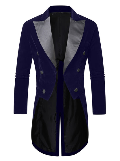 Eleganter Herren Samt Blazer Berlin Style Schwarz