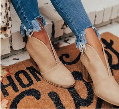 Damen Ankle Boots Stiefel Hochwertig Schnürsenkel Schwarz