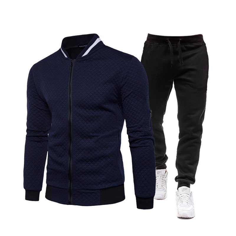 Herren Trainingsjacke Sportlich Stehkragen mit Hose