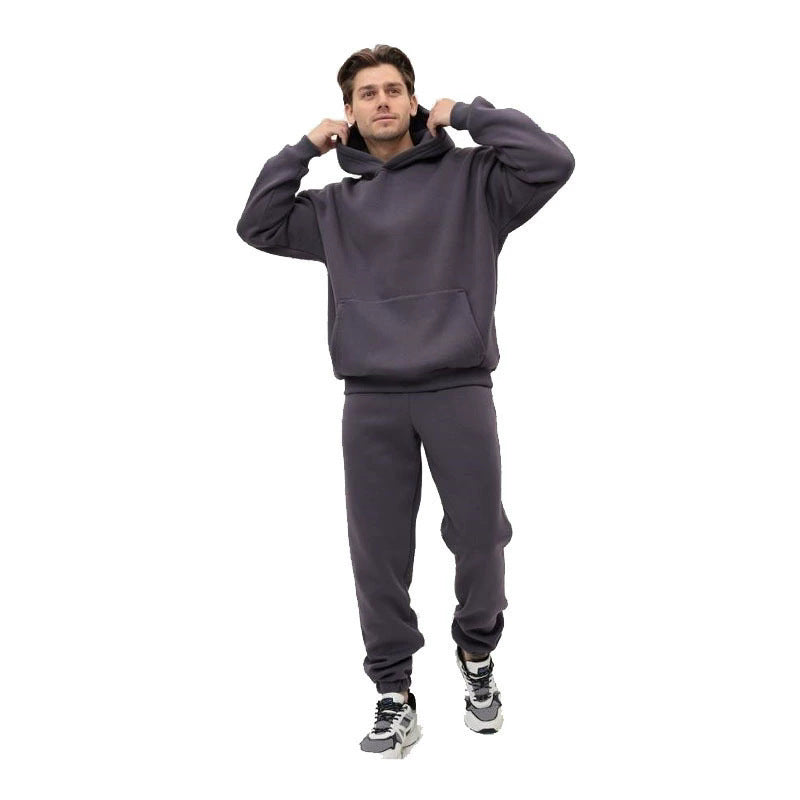 Bequemes Herren Sportset Kapuzenpullover Jogginghose Set