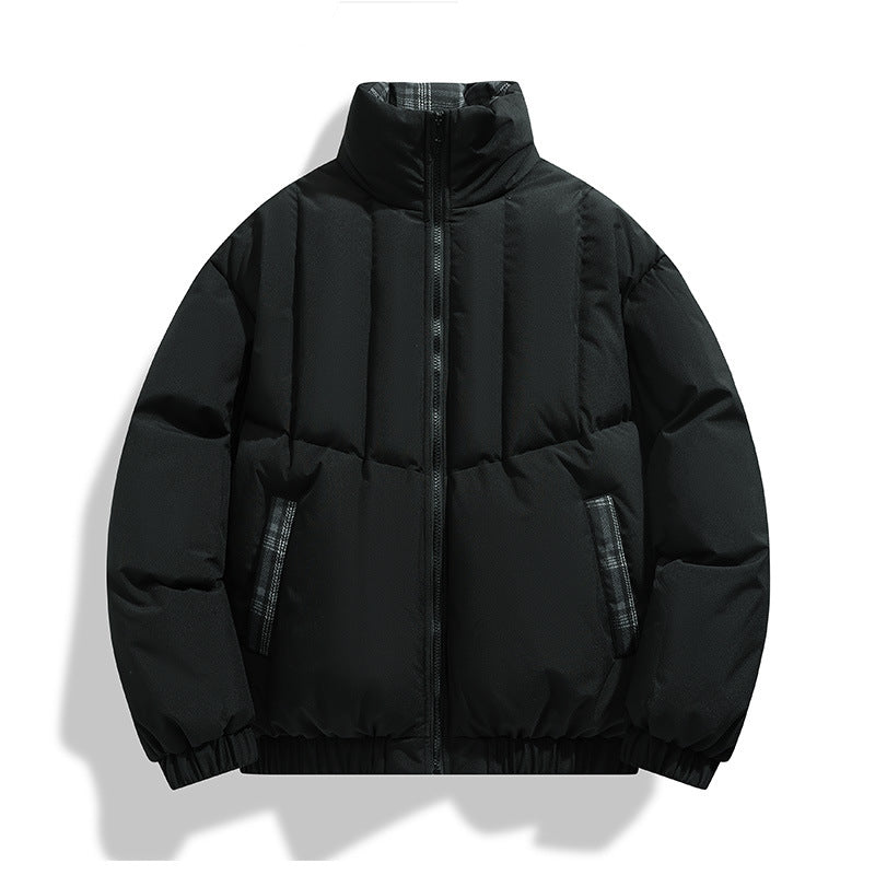 Herren Steppjacke Isoliert Warm mit Kragen und Taschen - BerlinGlamour