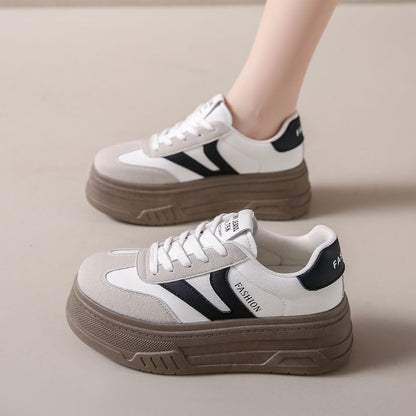 Damen Sneaker Plattform Schuhe dickes Sohle atmungsaktiv - BerlinGlamour