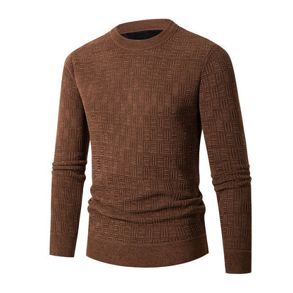 Herren Strickpullover Modern mit Strukturdesign