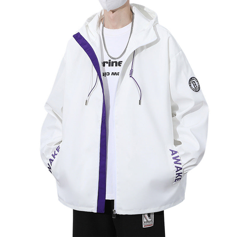 Wasserdichte Outdoorjacke Unisex Praktisch Mit Taschen