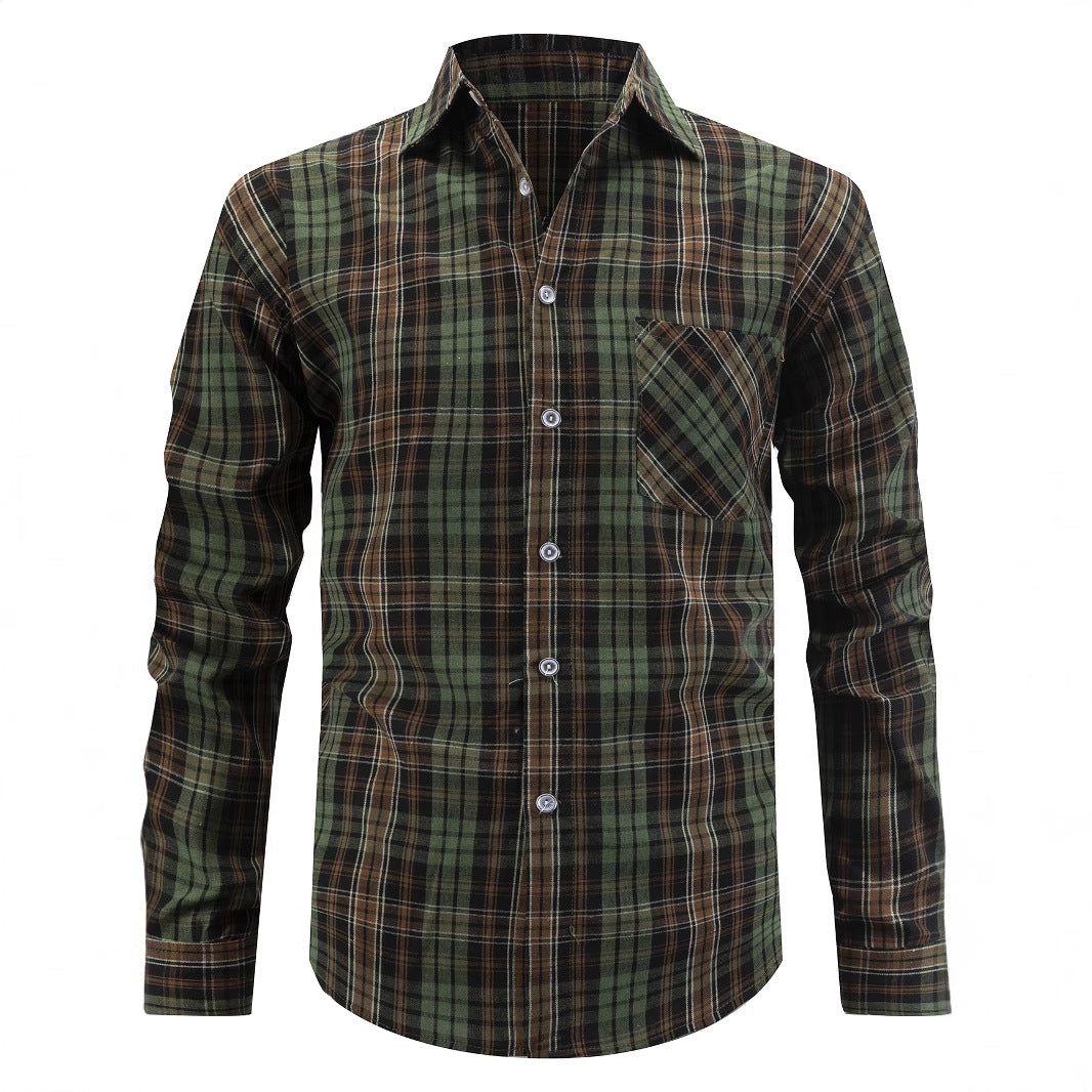 Herren Karohemd Baumwolle Berlin Modern