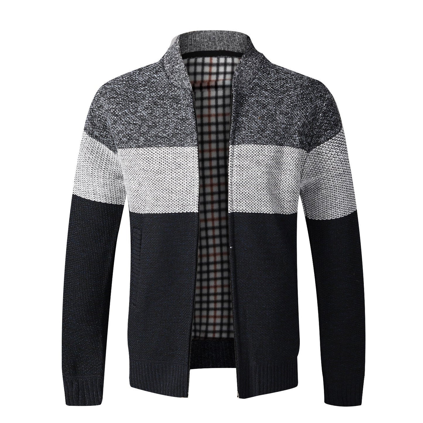 Herren Strickcardigan Modern Sportlich Oversized