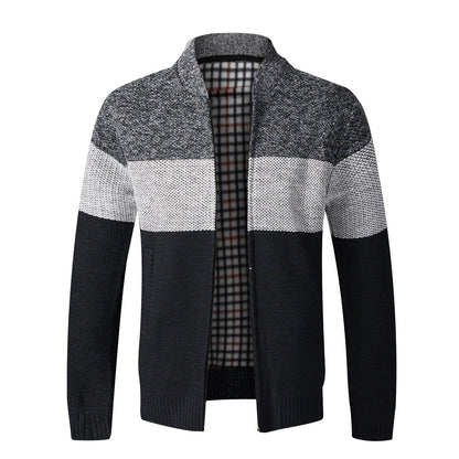 Herren Strickcardigan Modern Sportlich Oversized