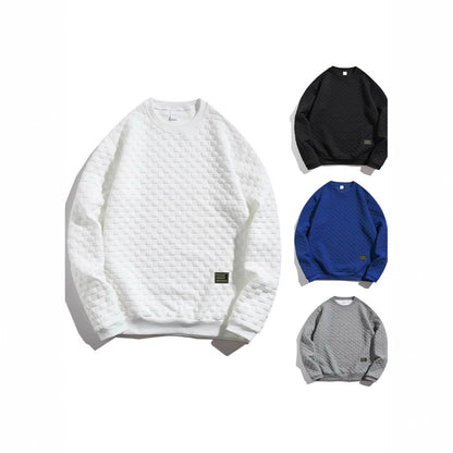 Herren Sweater Lässig Rundhals Elastisch Modern - BerlinGlamour