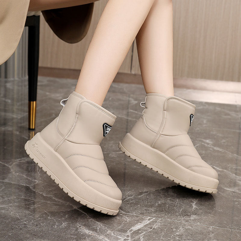 Damen Winterstiefel Warm Kuschelig Robust Schnee