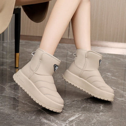 Damen Winterstiefel Warm Kuschelig Robust Schnee