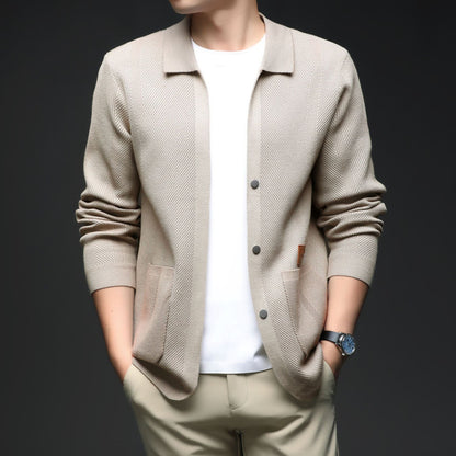 Herren Strickjacke Klassisch Leicht Modisch