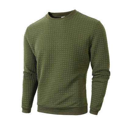 Herren Sweater Strukturiert Rundhals Modern Design