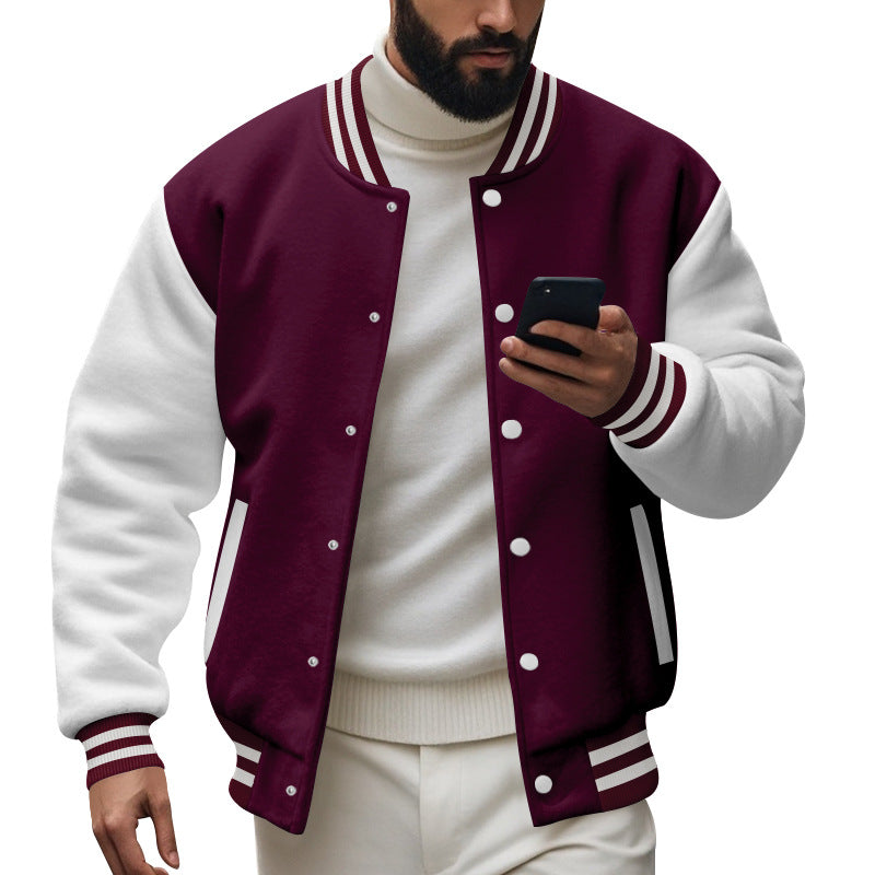 Herren Collegejacke Modern Trendig Berlin Style
