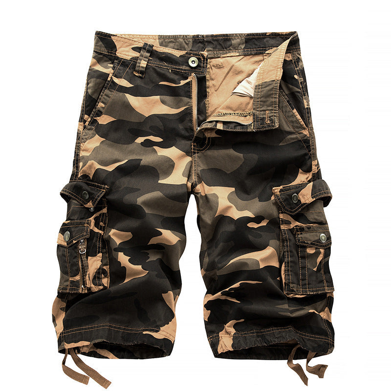 Männer Taktische Cargoshorts Mit Vielen Taschen Verstellbar