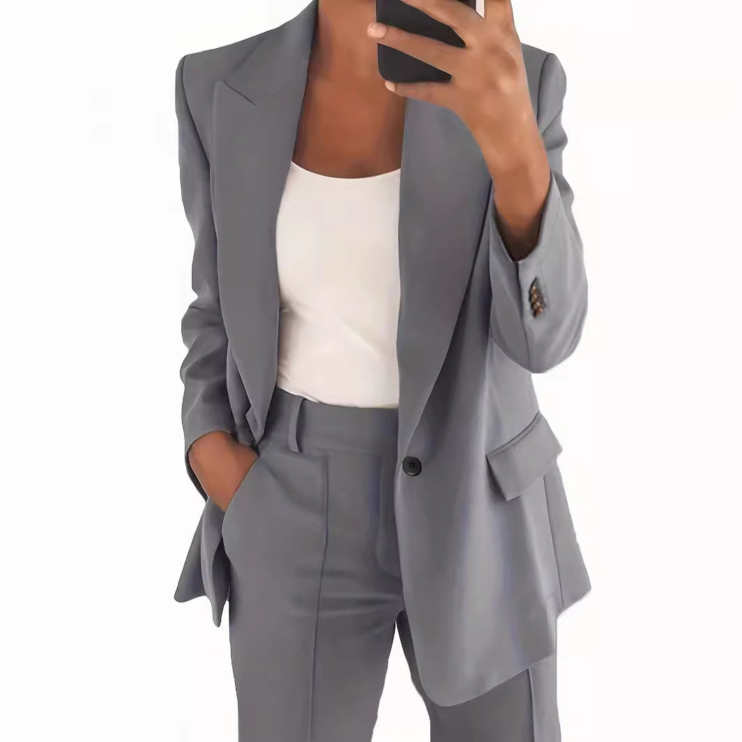 Damen Blazer Oversize Elegant Modern