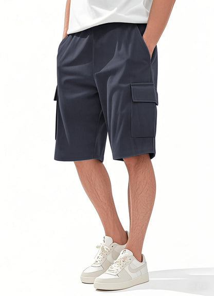 Herren Cargo Shorts Modern Streifen Design Praktisch