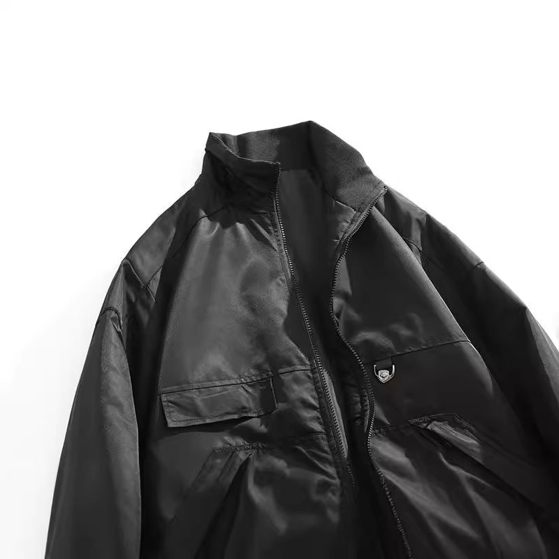Herren Windbreaker Jacke Wasserdicht Elastisch