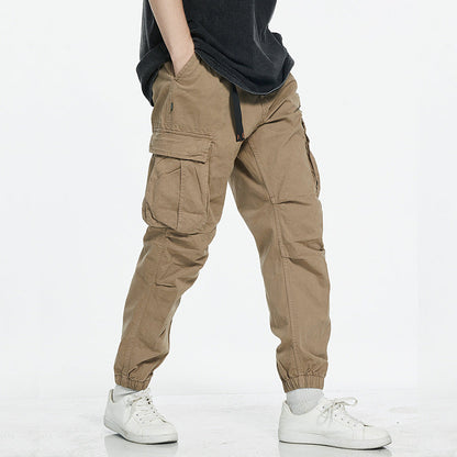 Herren Cargo-Hose Stretch Bequem Mit Tiefen Taschen