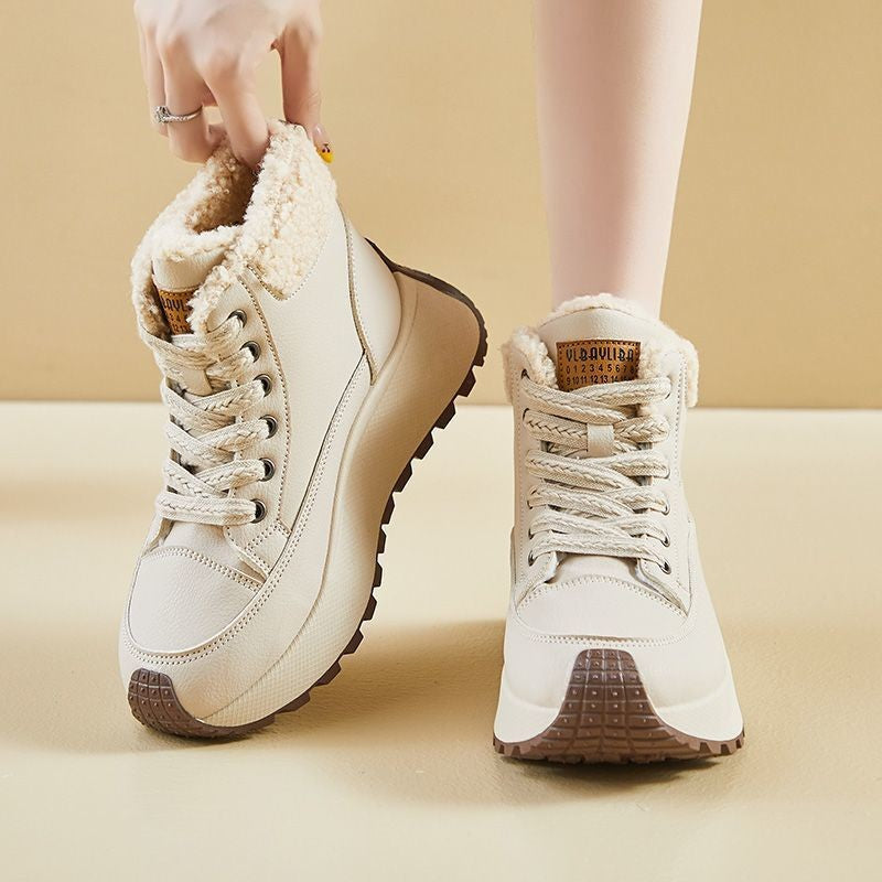 Damen Sneaker Warm Winter Schuhe Sportlich Rutschfest