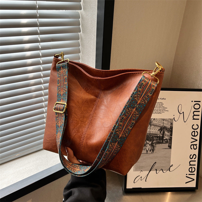 Leder Handtasche Damen Vintage Echtleder Classic
