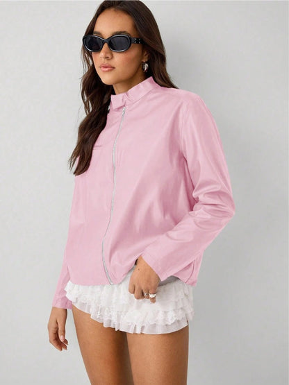 Damen Windjacke Leicht Wasserabweisend Modern