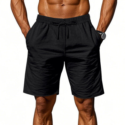 Herren Sportshorts Lässig Elastisch Mit Taschen