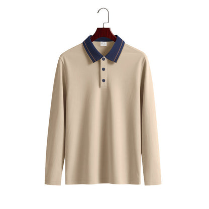 Stylisches Herren Poloshirt Langarm Modern