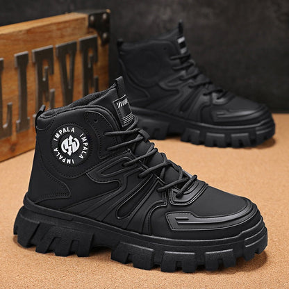 Damen High-Top Stiefel Robust Winterstiefel Rutschfest
