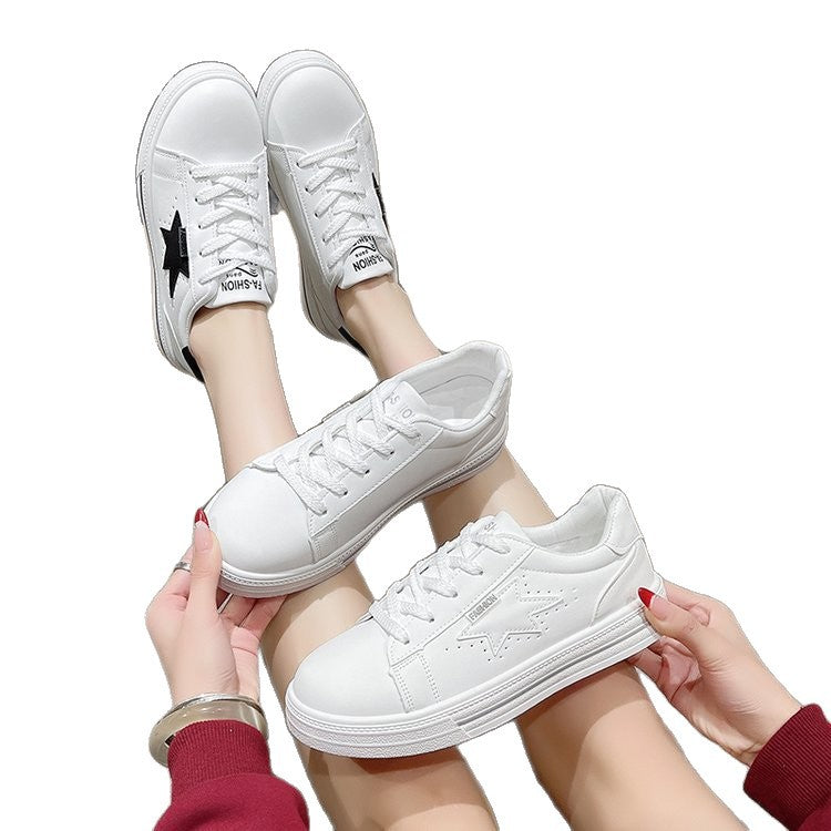 Damen Sneaker Stern-Design Trendy Frauen Schuhe