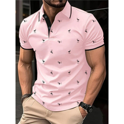 Herren Polo-Shirt Bedruckt Modern Berlin Style
