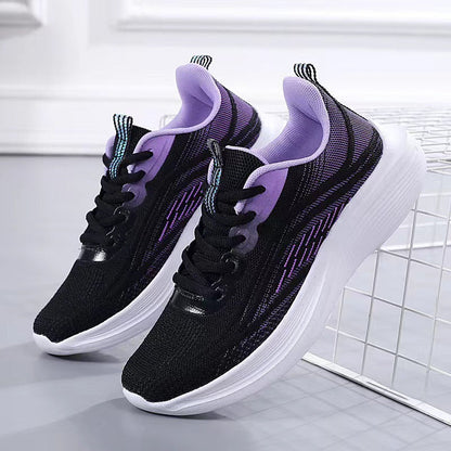 Damen Sneaker Leicht Sportlich Atmungsaktiv Flexibel Laufschuhe - BerlinGlamour