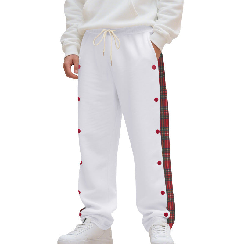 Herren Jogginghose Bequem Kariert Sportlich