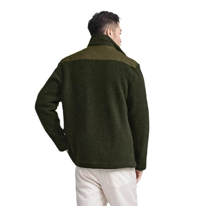 Herren Fleecejacke Warm Elegante Kuscheljacke