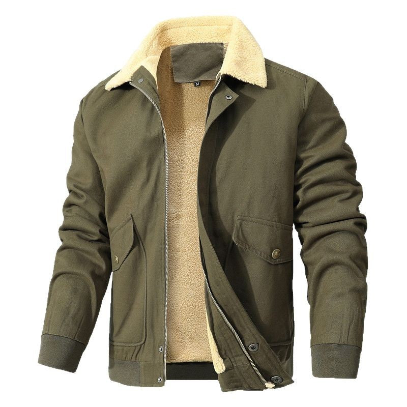 Herren Winterjacke Warm Isoliert Vielseitig
