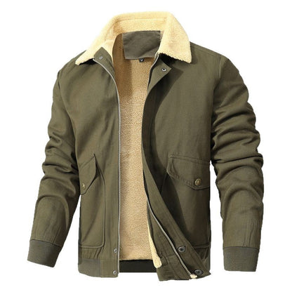 Herren Winterjacke Warm Isoliert Vielseitig