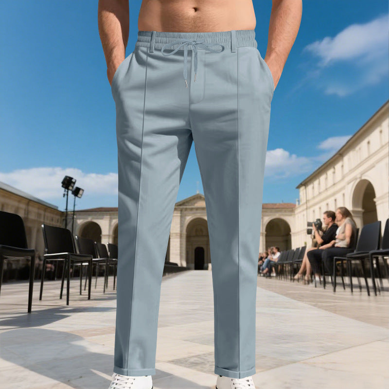 Herren Freizeithose Modern Elastischer Bund Slim Fit