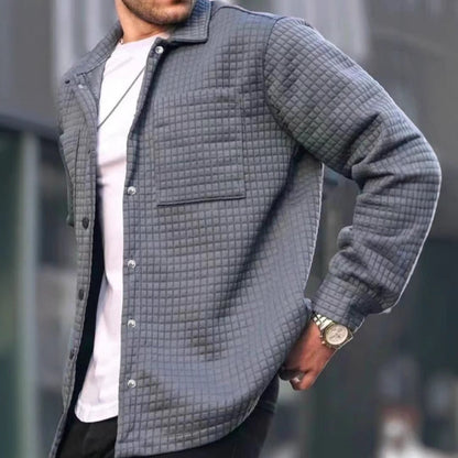 Herren Steppjacke Warm Gesteppt Winter