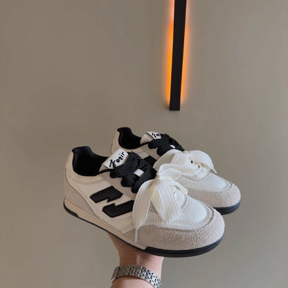 Damen Sneaker Sportlich Auffällig Band Mode Schuhe