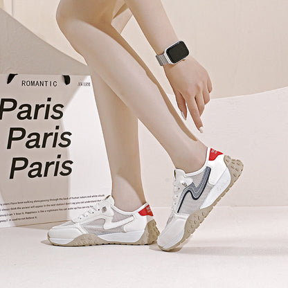 Damen Sneaker Atmungsaktiv Mit Dämpfung Weich Laufsohle