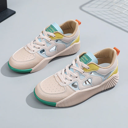 Damen Sneaker Sportlich Belüftet Rutschfest Schwarz
