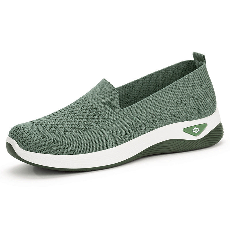 Damen Slip-On Schuhe Leicht Mesh Bequem Freizeit