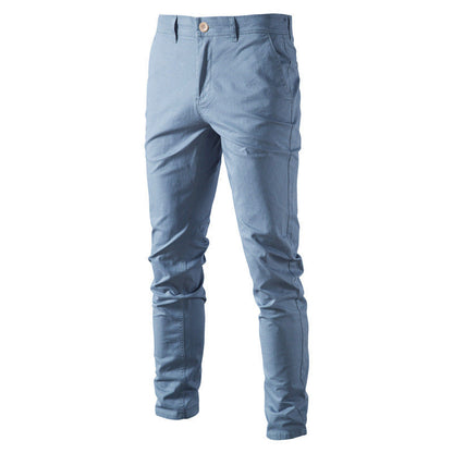 Herren Chino-Hose Slim Fit Elastisch Modern